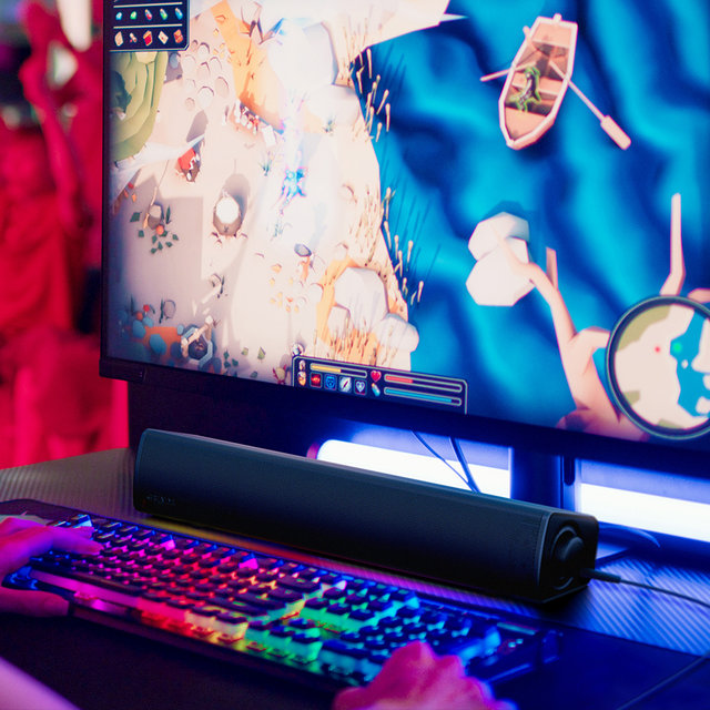 [크리에이티브] 사운드 블라스터 GS3 WHITE RGB 사운드바