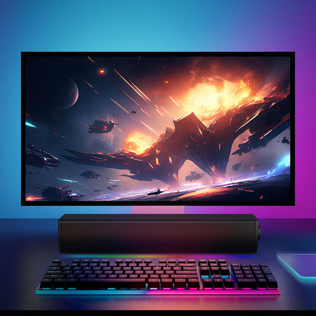 [크리에이티브] 사운드 블라스터 GS3 WHITE RGB 사운드바