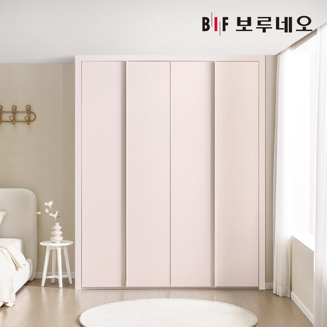 핑크 작은방 붙박이장 여닫이 인테리어 가구 10cm 5자 6자 7자 E0등급