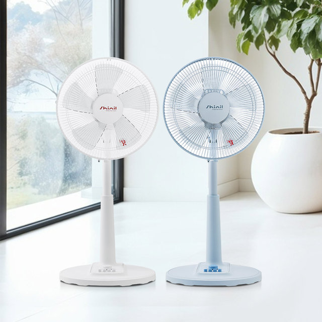 신일 2025년 신형 저소음 스탠드 선풍기 화이트/블루 색상 2종 택1