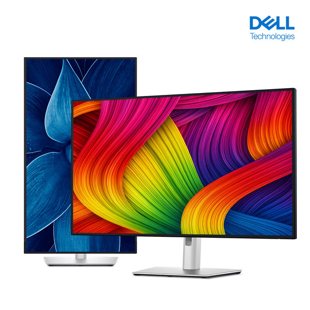 DELL 델 울트라샤프 U3225QE 32인치 IPS Black 4K UHD 120Hz 피벗 모니터