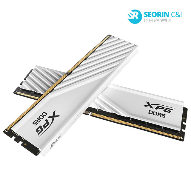 [서린공식] ADATA DDR5-5600 CL46 LANCER BLADE 화이트 서린 (16GB)