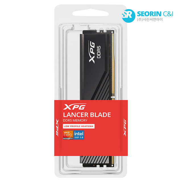 [서린공식] ADATA DDR5-5600 CL46 LANCER BLADE 블랙 서린 (32GB)