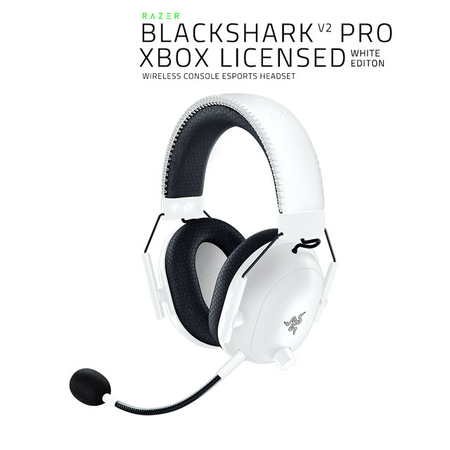 레이저코리아 Blackshark V2 PRO 블랙샤크 V2 PRO 엑스박스 공식인증 XBOX/PC 호환 무선 게이밍 헤드셋 [화이트]