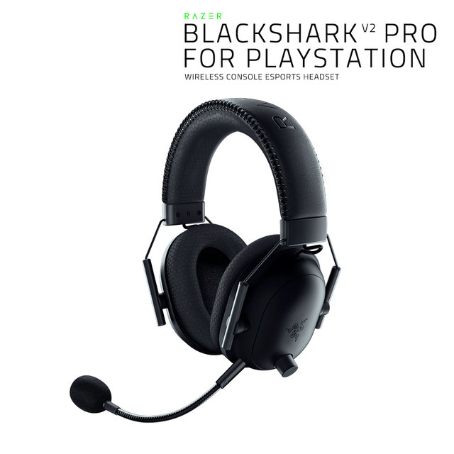 레이저코리아 Blackshark V2 PRO 블랙샤크 V2 PRO 플레이스테이션 공식인증 PS/PC 호환 무선 게이밍 헤드셋 [블랙]