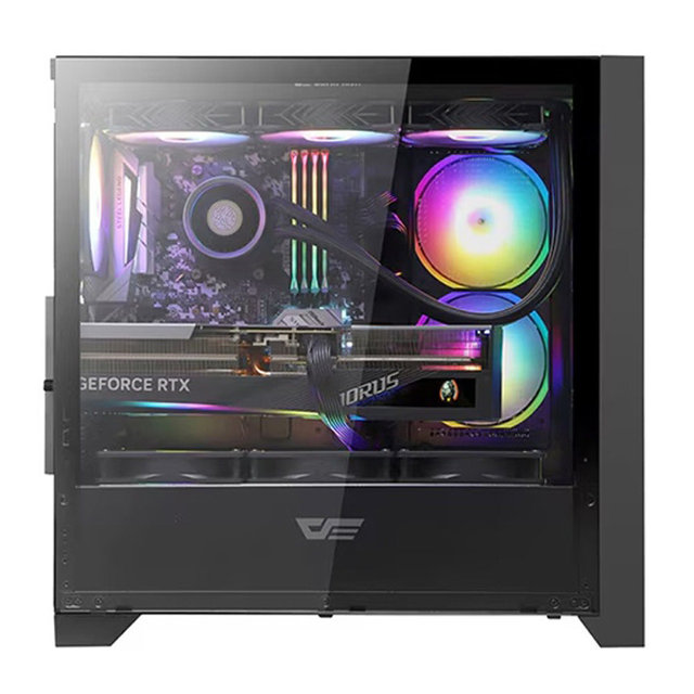 다크플래쉬 DRX90 MESH RGB 강화유리 (블랙)