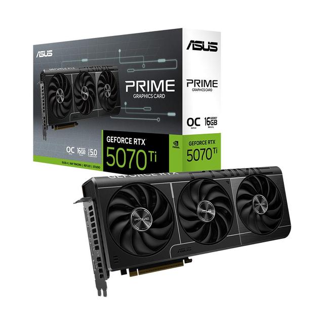 [게임코드증정/포토리뷰1만]ASUS PRIME 지포스 RTX 5070 Ti OC D7 16GB 인텍앤컴퍼니 [공인인증점]