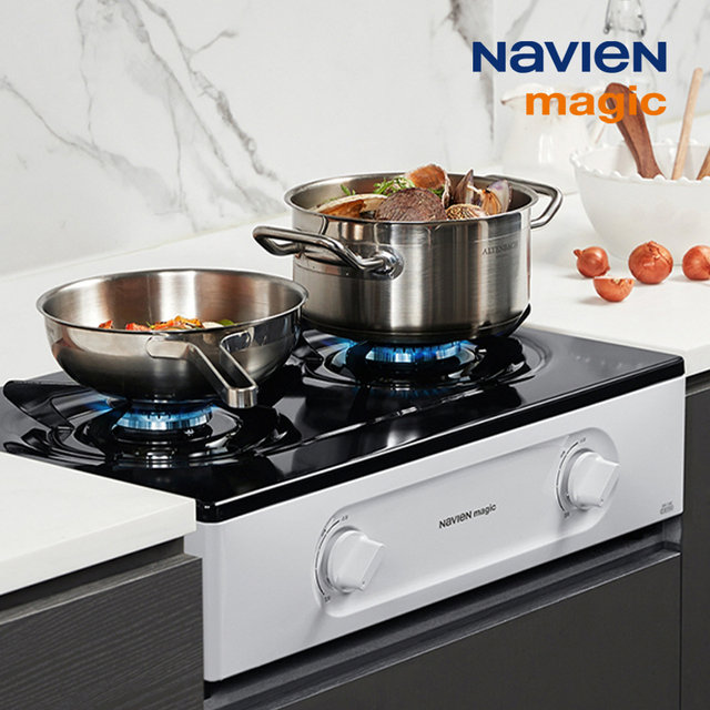 나비엔 매직 2구 가스레인지 GRF-1302 NEW 에코 실속형 가스렌지 HM