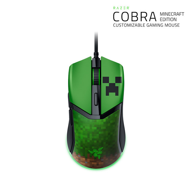 레이저코리아 Cobra 코브라 유선 게이밍마우스 [마인크래프트 에디션]