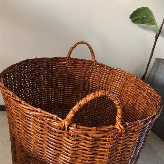 라탄 빨래바구니 햄퍼 빨래통 - 특대형