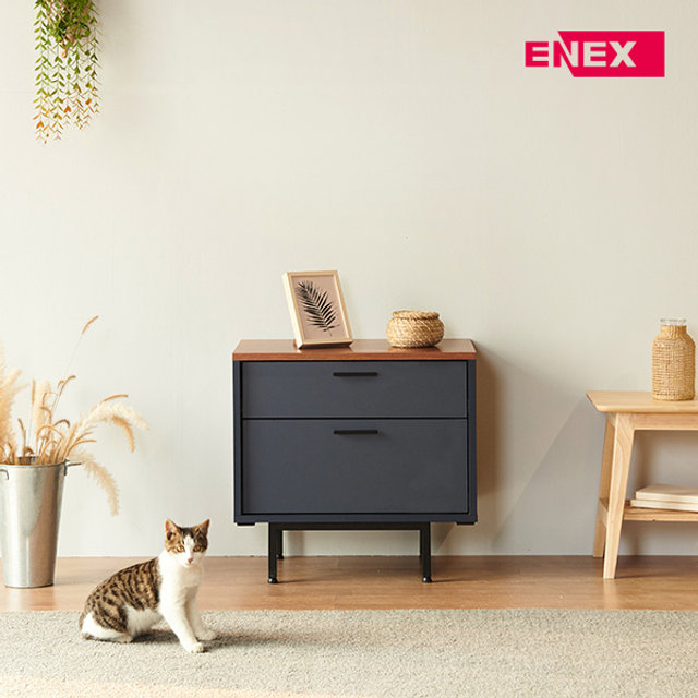 [비밀특가]제노바 2단 600 거실장 협탁