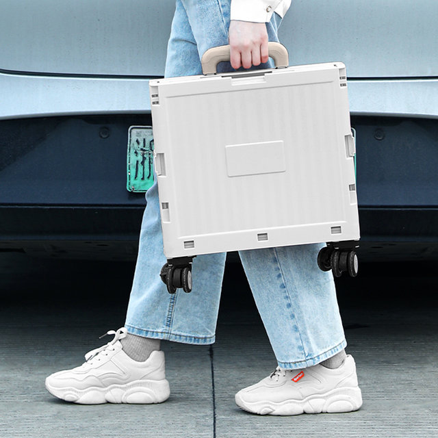 4바퀴 접이식 장바구니캐리어 시장 마트 폴딩 쇼핑카트