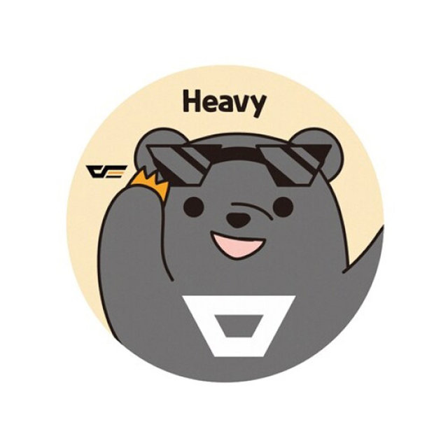 다크플래쉬 Mascot DMP-25 원형 마우스패드 (헤비)