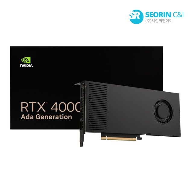 NVIDIA RTX 4000 Ada D6 20GB Retail Box 서린 엔비디아 그래픽카드
