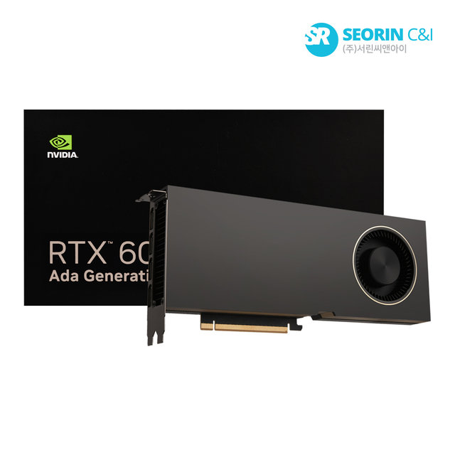 NVIDIA RTX 6000 Ada D6 48GB Retail Box 서린 엔비디아 그래픽카드