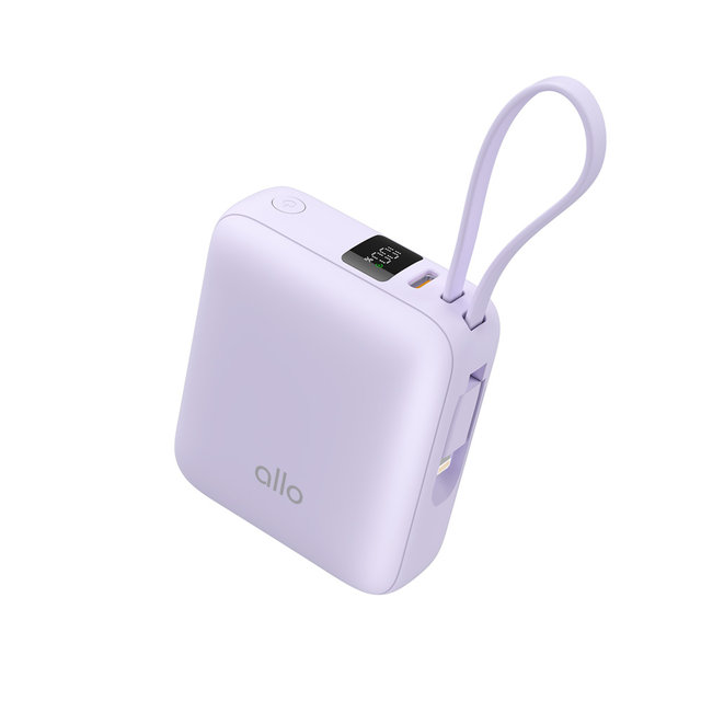 알로코리아 포켓 미니 고속충전 일체형 보조배터리 10000mAh 1008PD [포켓패키지]