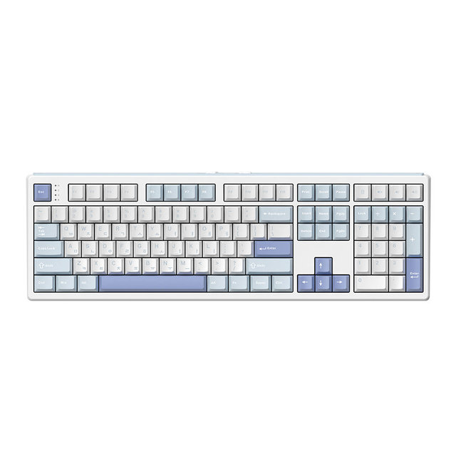archon AK68 108키 유무선 블루투스 기계식 키보드 소다, 크림치즈