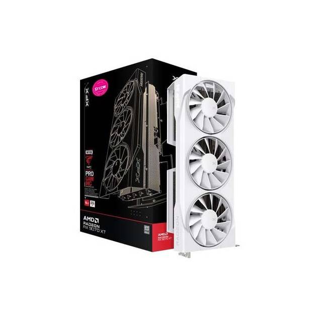 XFX 라데온 RX 9070 XT SWIFT WHITE D6 16GB jnp