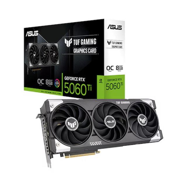 ASUS TUF Gaming 지포스 RTX 5060 TI OC D7 8GB 인텍앤컴퍼니 [공인인증