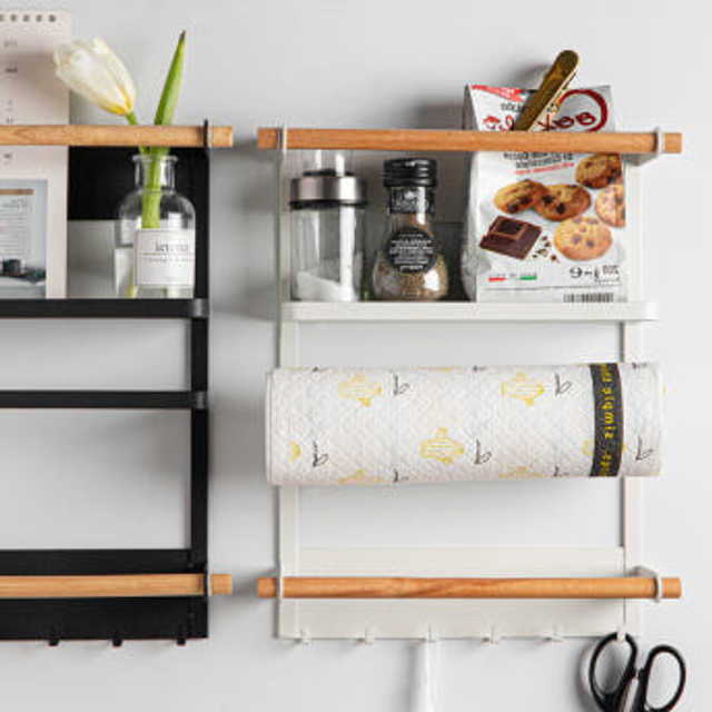 무타공 자석 냉장고 선반 키친타올걸이