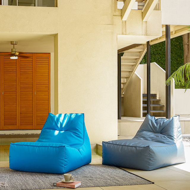 야외빈백 블랙에디션 라운저 WL800 [빈백+풋스툴세트]