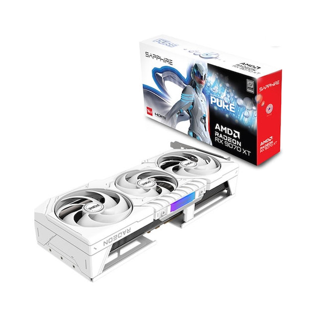 SAPPHIRE 라데온 RX 9070 XT PURE OC D6 16GB/
