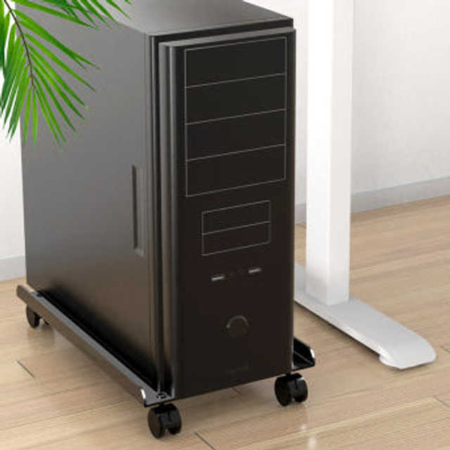 철제 컴퓨터 본체 받침대