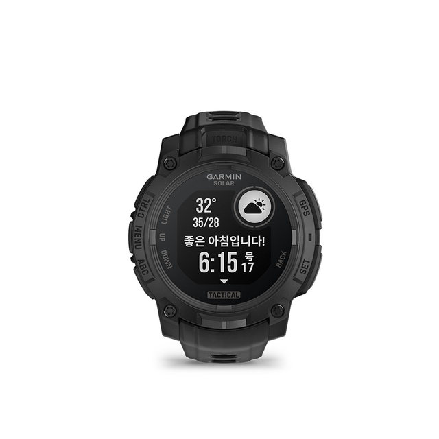 가민 인스팅트 3 택틱컬 솔라 45mm 블랙 멀티스포츠 GPS 스마트워치