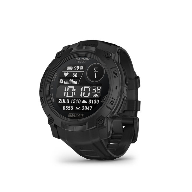 가민 인스팅트 3 택틱컬 솔라 50mm 블랙 멀티스포츠 GPS 스마트워치