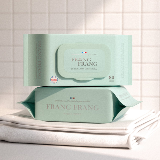 (휴대용) 프랑프랑 비데 화장실용 물티슈 20매x12팩