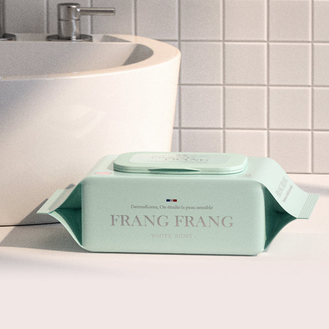 프랑프랑 비데 화장실용 물티슈 (무향) 80매x10팩