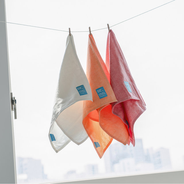 푸르름 소창수건(연순직물) 먼지없는 최고급 호텔수건 48.26cm 오리지널 10+1