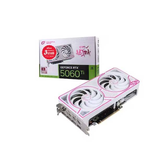  COLORFUL iGame 지포스 RTX 5060 Ti ULTRA DUO OC White D7 8GB 피씨디렉트 jn