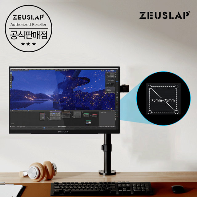 [ZEUSLAP 공식판매점] 제우스랩 OLED 터치식 휴대용 모니터 35.7cm