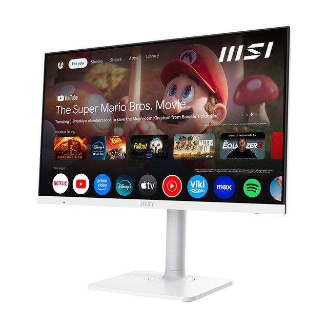 MSI MD272UPSWCL 4K UHD 스마트 화이트 PD65 무결점