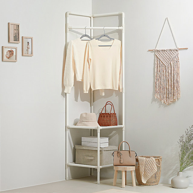 [비밀특가] 철제 시스템 드레스룸 코너행거 코너장