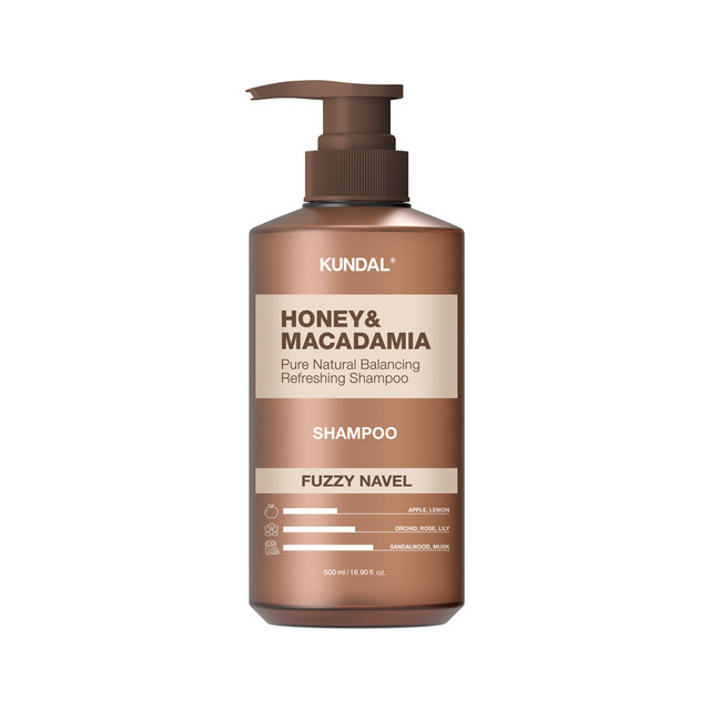 쿤달 허니 앤 마카다미아 네이처 샴푸 퍼지네이블 500ml x1개