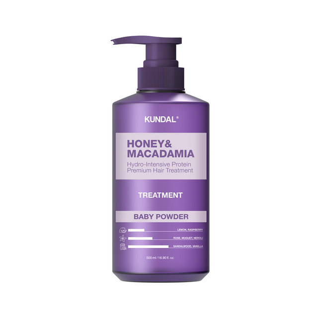 쿤달 허니 앤 마카다미아 단백질 트리트먼트 베이비파우더 500ml x1개