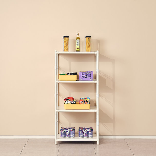 [비밀특가] 철제 팬트리 앵글 시스템 수납선반 500 4단