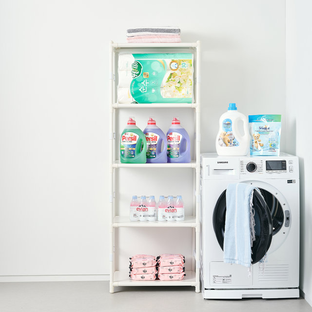 [비밀특가] 철제 팬트리 앵글 시스템 수납선반 500 5단