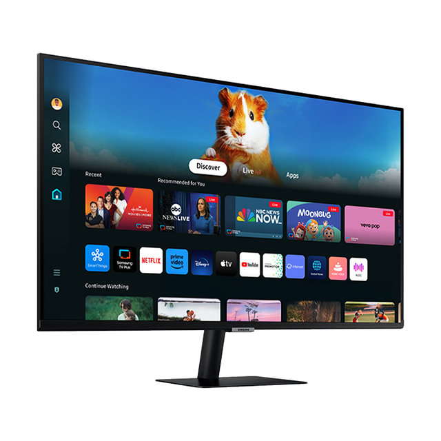 삼성전자 M5 LS27DM500 68.6cm(27인치) 스마트모니터 블랙  OTT 유튜브 넷플릭스