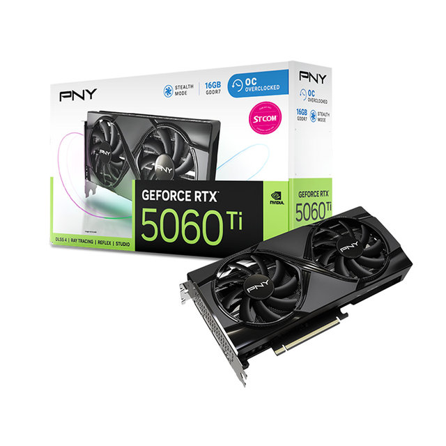 PNY 지포스 RTX 5060 Ti OC D7 16GB Dual Fan 그래픽카드
