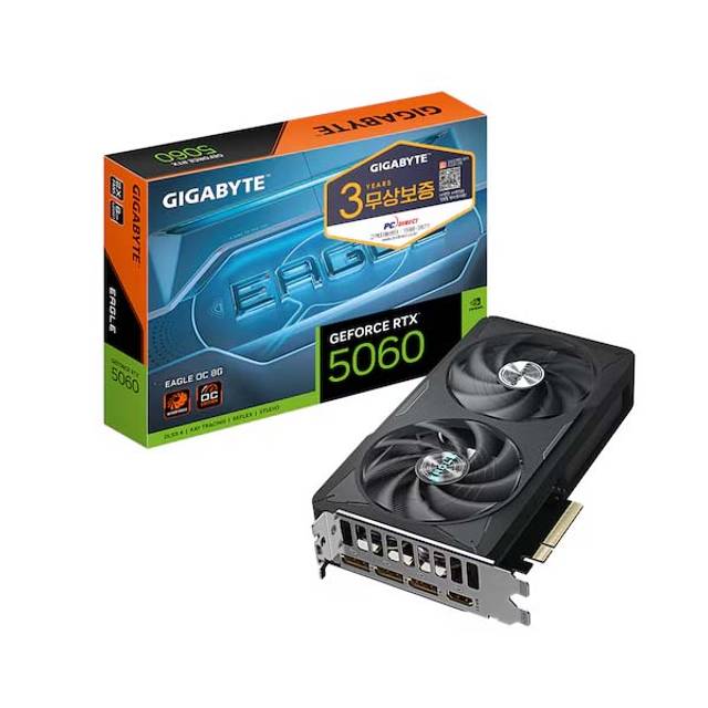 GIGABYTE 지포스 RTX 5060 EAGLE OC D7 8GB 피씨디렉트 JNP