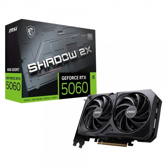 MSI 지포스 RTX 5060 쉐도우 2X OC D7 8GB/Nt