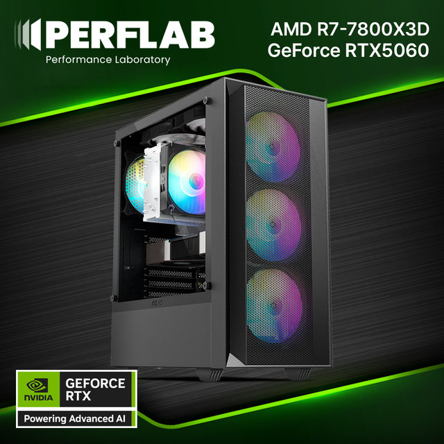 라이젠7 7800X3D RTX 5060 8GB 32GB 1TB 게이밍 컴퓨터 데스크탑 조립 PC