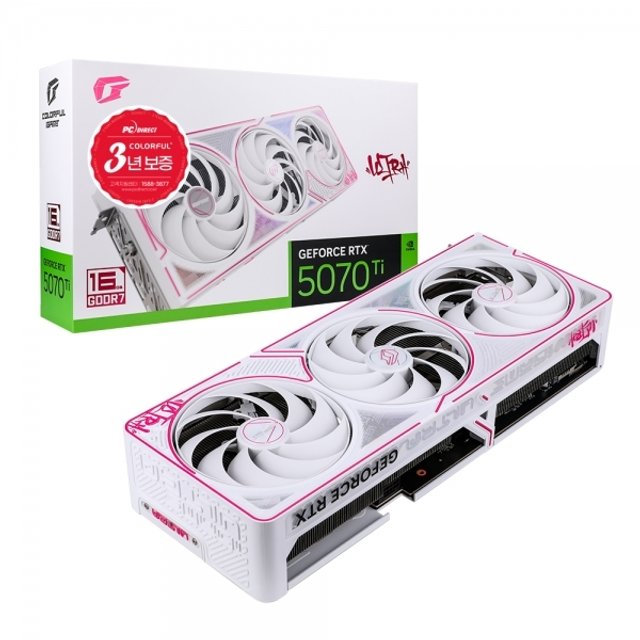 COLORFUL iGame 지포스 RTX 5070 Ti ULTRA OC White D7 16GB 피씨디렉트-M