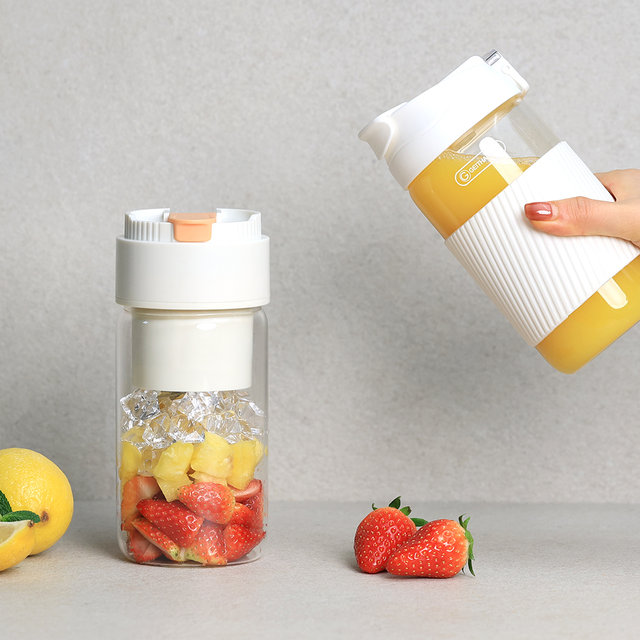 가이타이너 유리 포터블 무선 블렌더 휴대용 텀블러 믹서기 GTGPB 미니 소형