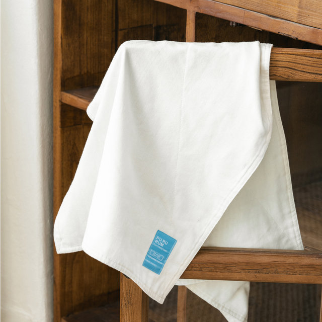 푸르름 소창수건(연순직물) 먼지없는 최고급 호텔수건 48.26cm 오리지널 5장