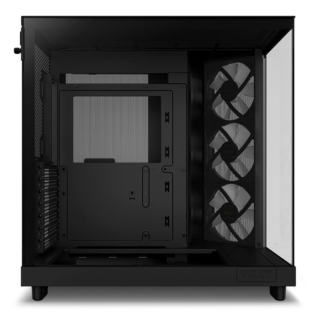 [NZXT] H6 Flow RGB 블랙 ATX 강화유리 미들타워 PC케이스 CC-H61FB-R1
