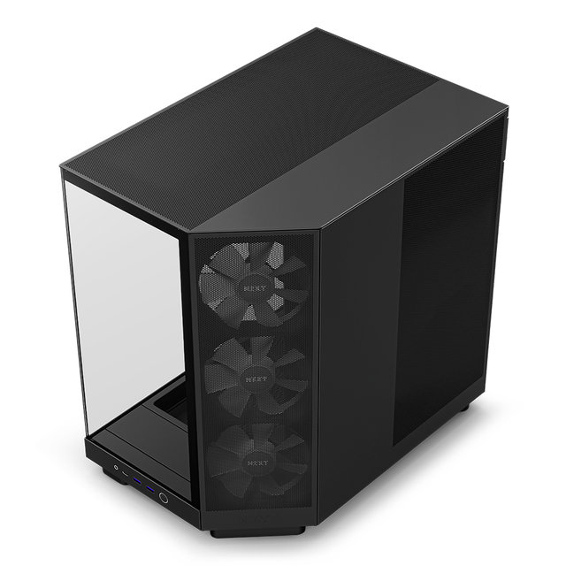 [NZXT] H6 Flow RGB 블랙 ATX 강화유리 미들타워 PC케이스 CC-H61FB-R1